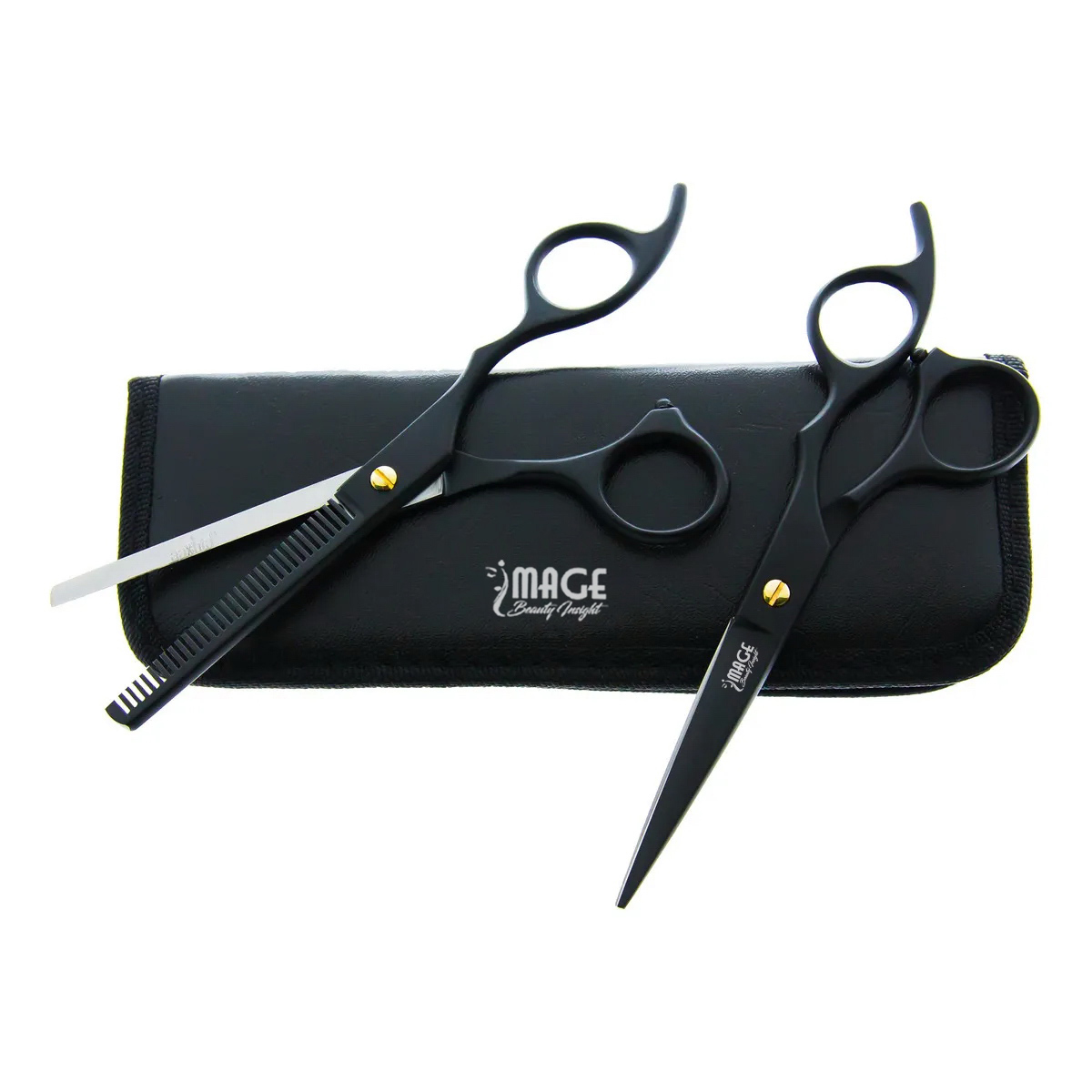 16 (6 Black Scissors Case for Stylist Barber Hairdresser)