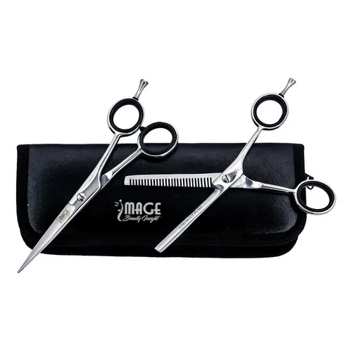 43 (Scissors Case for Stylist Barber Hairdresser 5.5 Silver Color)